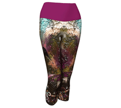 Yoga Capris - "Knowing the Value of the Broken and the Lost 2"