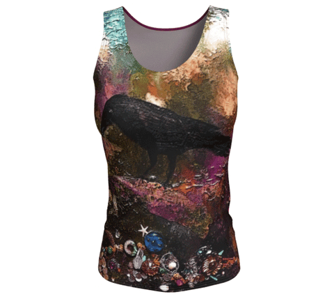 Athletic Crop Top - "Remembering" Tourmaline