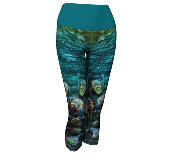 Yoga Capris - "By the River"