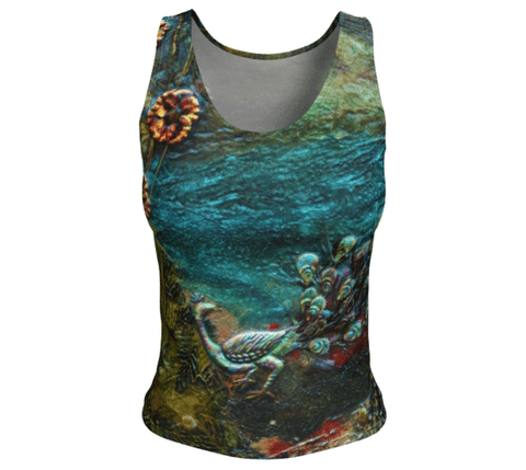 Fitted Tank Top - "Bliss-Full 2" Long