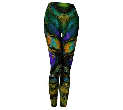Yoga Capris - "Knowing the Value of the Broken and the Lost 2"